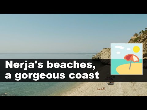 The beaches of Nerja (Costa del Sol) from west to east